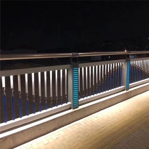 Hunka Bridge Lighting Guardrail